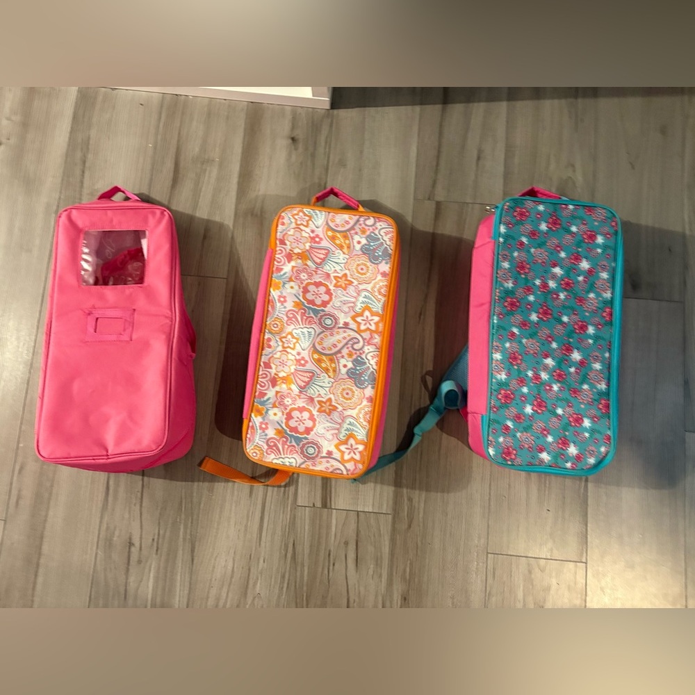 18 inch doll carriers with storage
